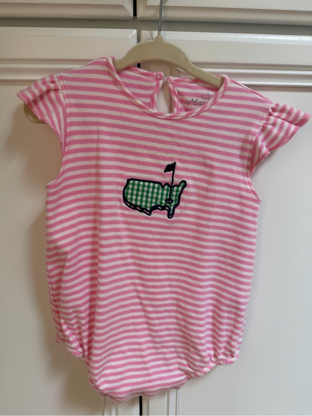 Masters Kids Pink Striped Girls Bubble — 12M